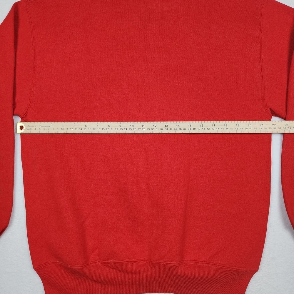 Vintage Russell Sweatshirt Mens Large Red Athletic Resolution Trust NWT USA - Picture 8 of 10